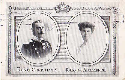 Kong Christian X Og Dronning Alexandrine