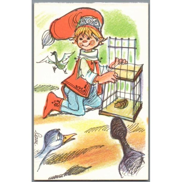 Dam - Julekort - Ubrugt