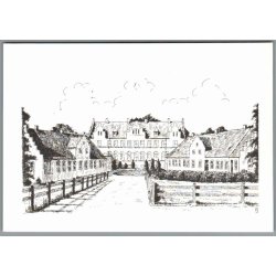 Lungholm Slot - Postkort - Ubrugt