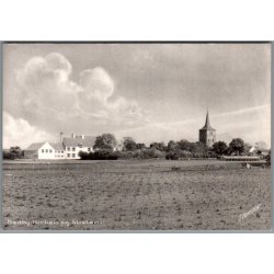 R�dby - Kirken og Skolen - Postkort - Ubrugt