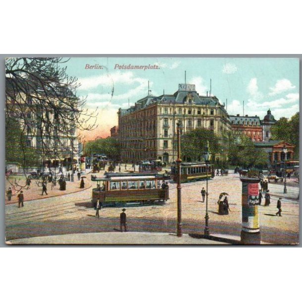 Berlin - Potzdamer Platz - Tyskland - Postkort - Brugt