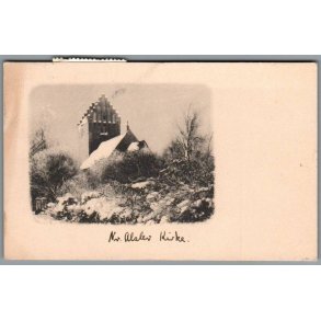 N�rre  Alslev Kirke - Postkort - Brugt