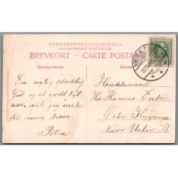 N�rre  Alslev Kirke - Postkort - Brugt