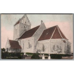 N�rre  Alslev Kirke - Postkort - Brugt