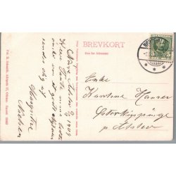 N�rre Alslev - Almueskole - Realskole - Postkort - Brugt