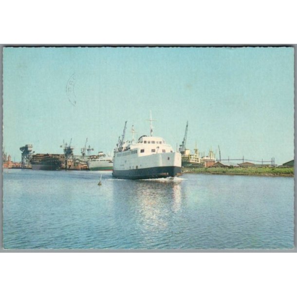 M/F Langelandsb�lt - Nakskov - Postkort  - Brugt