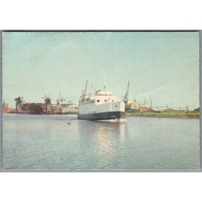 M/F Langelandsb�lt - Nakskov - Postkort  - Brugt