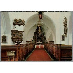 Nakskov - Interi�r af Kirken - Postkort  - Ubrugt