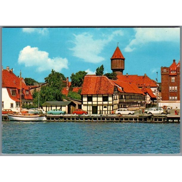 Nakskov - Havneparti - Postkort - Ubrugt