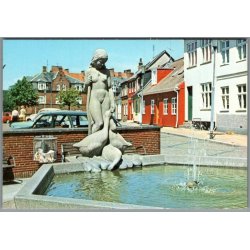 Parti fra Nakskov med G�sepigen - Postkort - Ubrugt