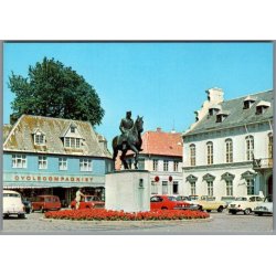 Nakskov - Chr. X Rytterstatue - Postkort - Ubrugt