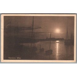 Nakskov - Aften - Postkort  - Brugt