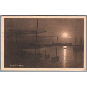 Nakskov - Aften - Postkort  - Brugt