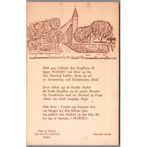 Maribo - Sang  - Postkort - Ubrugt