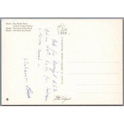 Maribo - Kaj Munks Statue - Postkort - Ubrugt