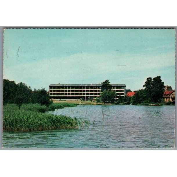 Maribo - Klosters�en med Hotel Hvide Hus - Postkort - Brugt