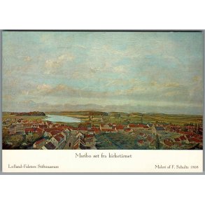 Maribo set fra Kirket�rnet - Postkort - Ubrugt