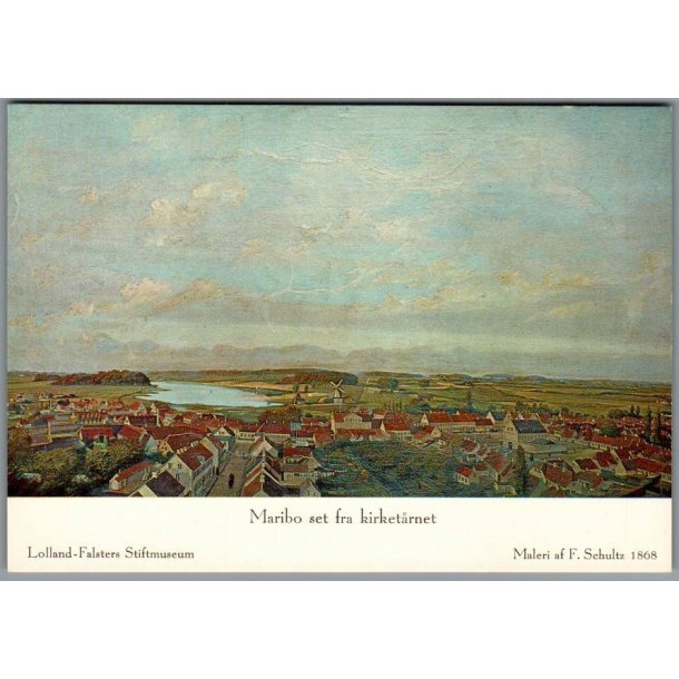 Maribo set fra Kirket�rnet - Postkort - Ubrugt