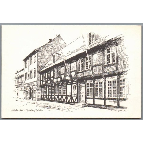 Illum - A. Nielsens Hus - Nyk�bing Falster - Dansk S�mandskirke u/n - Ubrugt