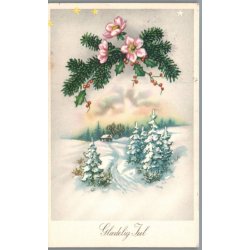 Julemrke 1963 p Postkort