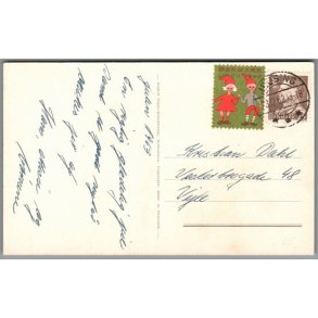 Julemrke 1963 p Postkort