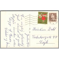 Julemrke 1963 p Postkort