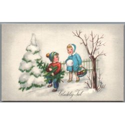 Julemrke 1963 p Postkort