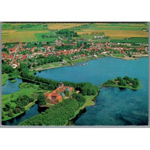 Luftfoto - Nysted med Aalholm - Postkort - Ubrugt