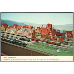 Modelbanen p� Aalholm Automobilmuseum - Nysted - Postkort - Ubrugt