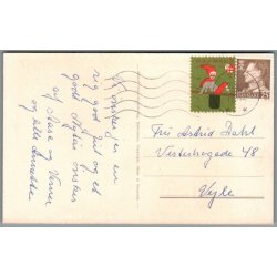 Julemrke 1963 p Postkort