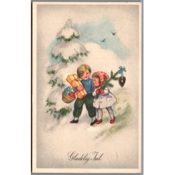 Julemrke 1963 p Postkort