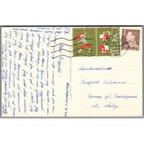 Julemrke 1963 p Postkort