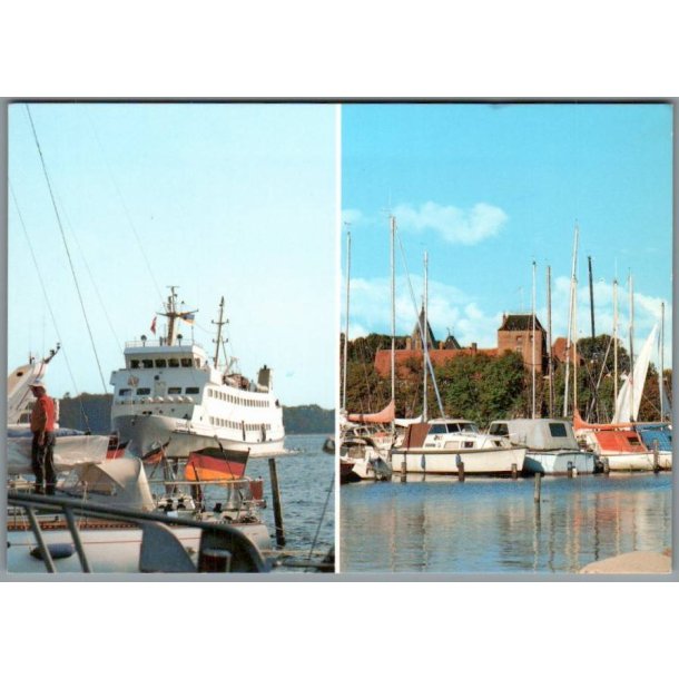 Nysted - Partier fra Havnen - Postkort - Ubrugt