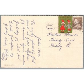Julemrke 1963 p Postkort