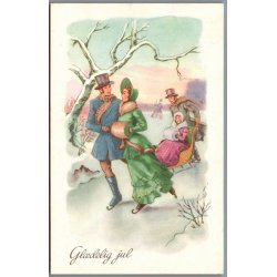 Julemrke 1963 p Postkort