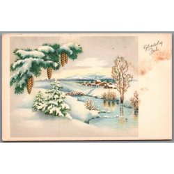 Julemrke 1962 p Postkort