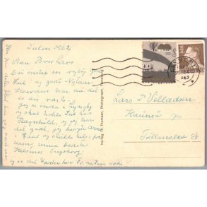 Julemrke 1962 p Postkort