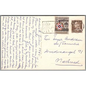 Julemrke 1962 p Postkort