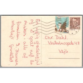 Julemrke 1960 p Postkort