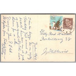 Julemrke 1960 p Postkort