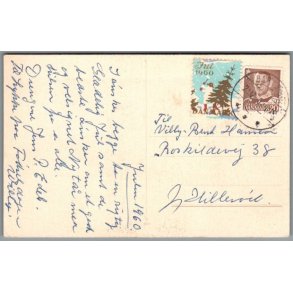 Julemrke 1960 p Postkort