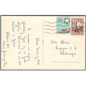 Julemrke 1960 p Postkort