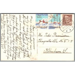 Julemrke 1960 p Postkort