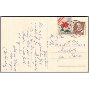 Julem�rke 1961 p� Postkort