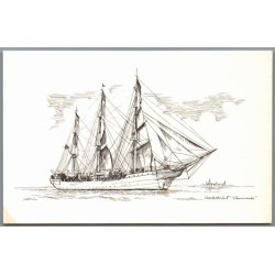 Illum - Skoleskibet "Danmark" - Dansk S�mandskirke u/n - Ubrugt