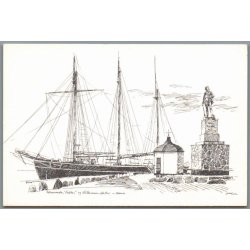Illum - Skonnerten Fulton og Wilemoes Statue- Assens- Dansk S�mandskirke u/n - Ubrugt