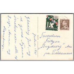 Julem�rke 1961 p� Postkort