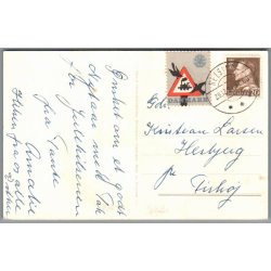 Julem�rke 1961 p� Postkort