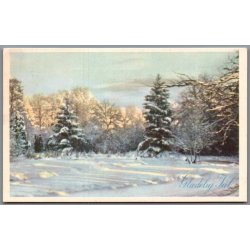 Julem�rke 1961 p� Postkort