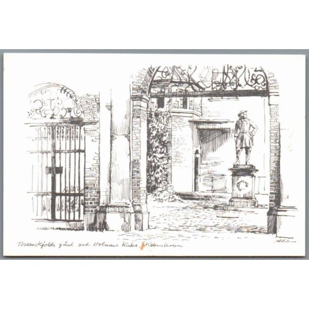 Illum - Tordenskjolds g�rd ved Holmens Kirke - Dansk S�mandskirke u/n - Ubrugt
